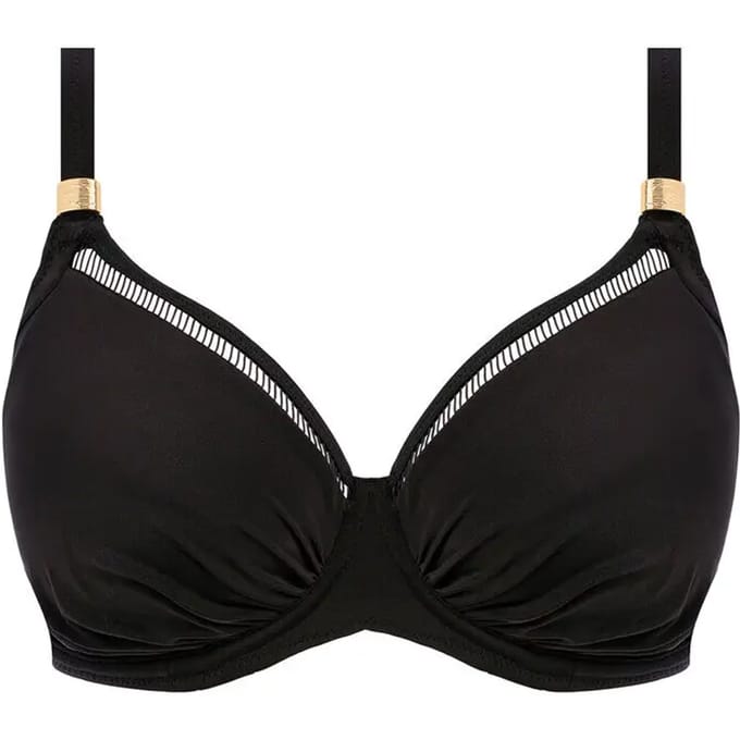 Fantasie East Hampton UW Gathered Full Cup Dames Bikinitopje - Zwart