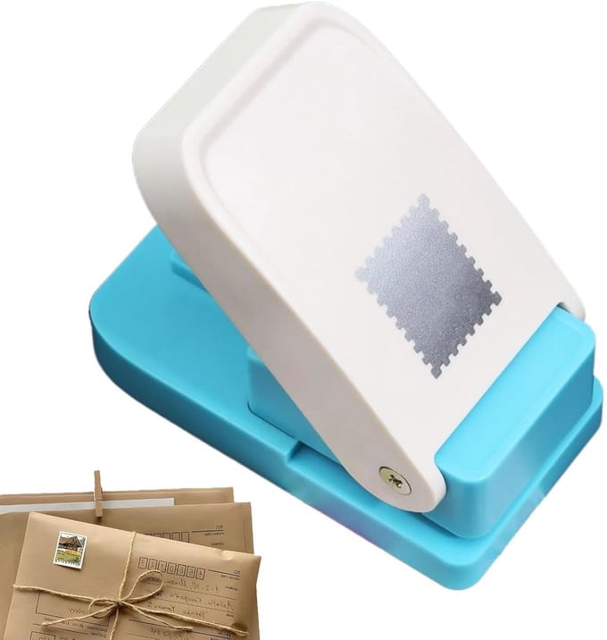 Vierkante Papierpons - Knutsel perforator - Kaarten maken - Ergonomisch design - 9x9 cm - Niet gespecificeerd