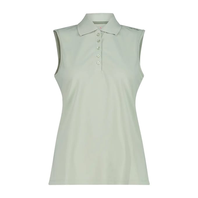 Cmp 3t59776 Mouwloze Polo Groen 2XS Vrouw