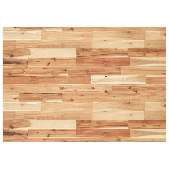 vidaXL - Bureaublad - met - olieafwerking - 100x70x4 - cm - massief - acaciahout