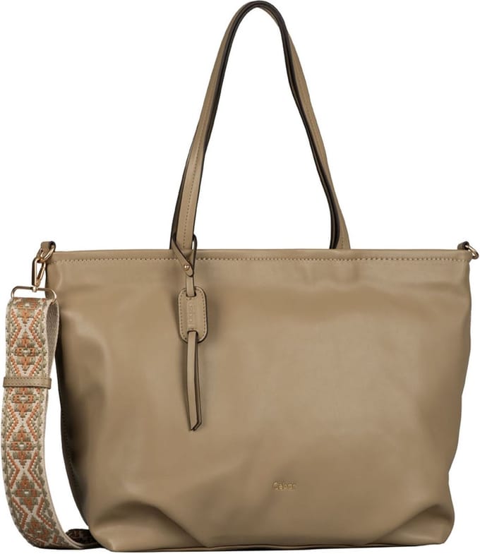 Gabor Schoudertas Sveda Zip Shopper Sage Beige