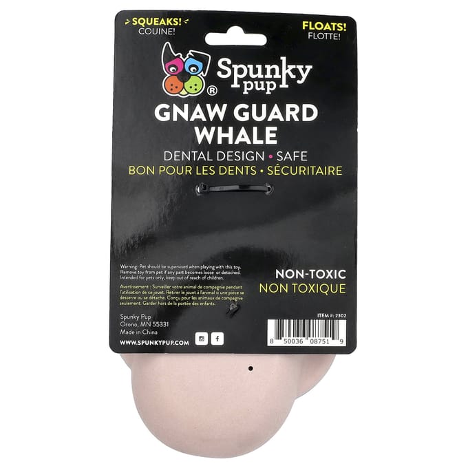 Chiot plein d'entrain, Gardien de nourriture, Baleine, 1 Jouet gray