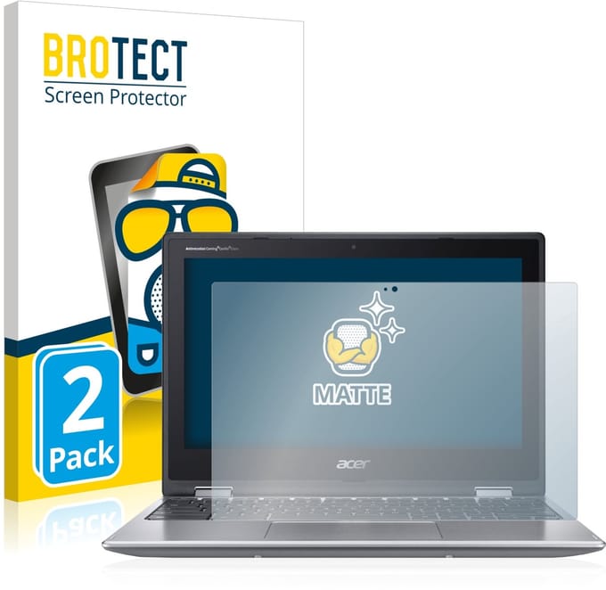 BROTECT - Screenprotector voor Acer Chromebook Spin 311 - Folie Beschermfolie matte 2 Stuks