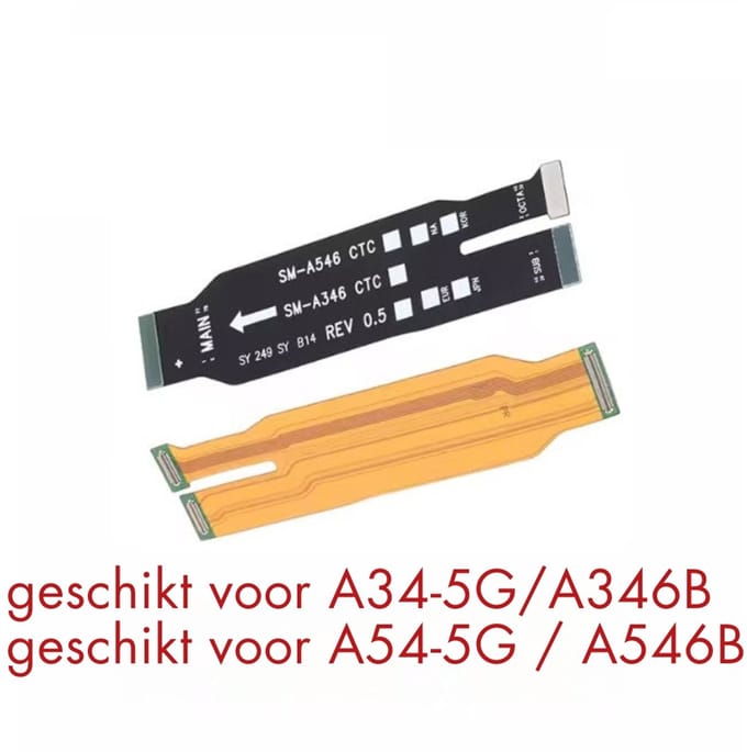 Samsung Galaxy A34 5G - A54 5G Moederbord Connector Flex Kabel