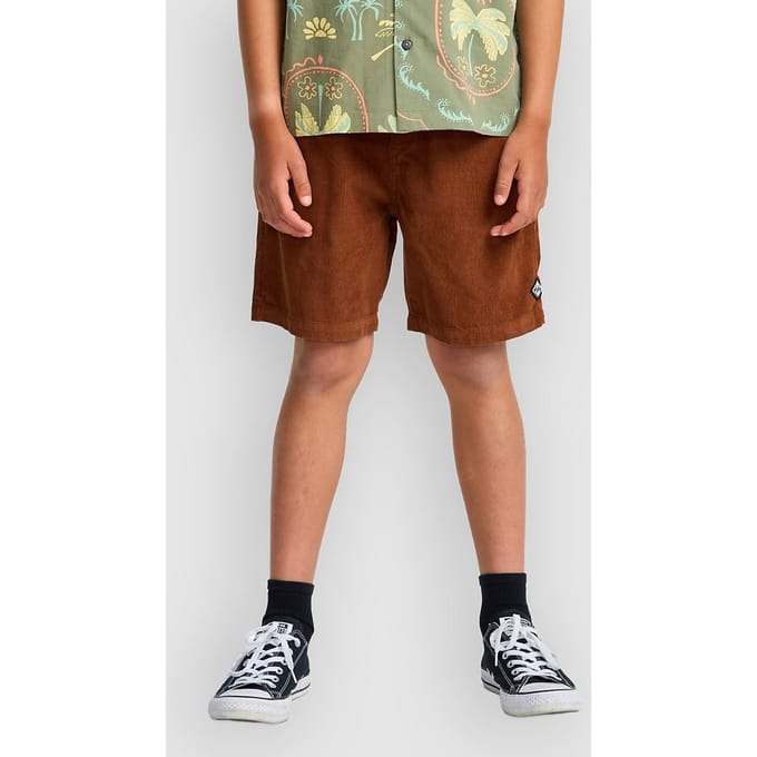 Billabong Larry Cord Korte Broek Bruin 14 Years Jongen