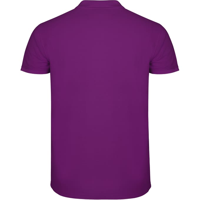 Roly Heren Ster Poloshirt (Paars)
