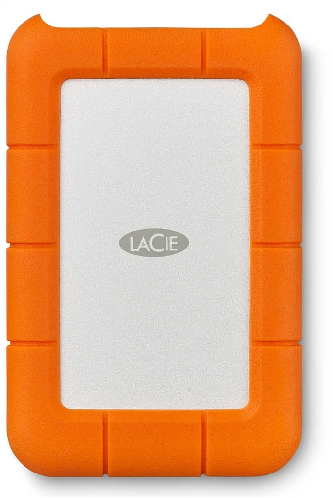 LaCie Rugged Mini - 1TB - External Hard drive - Orange