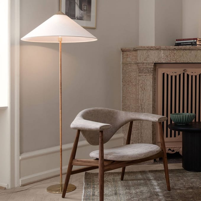 GUBI Tynell Collection 9602 Vloerlamp Canvas Lampenkap