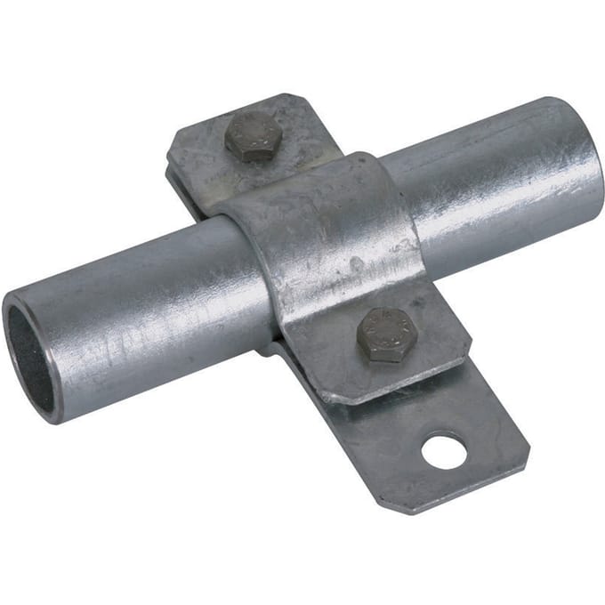 Dehn aardingsbuisklem D 26,9mm St Tzn met gat D 11mm - 410034