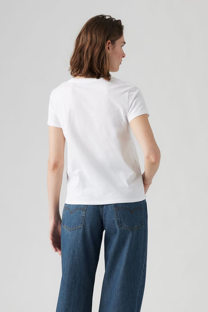Levi's The Perfect Tee Bright White Taglia: S | Maglie Sportivi Outlet | Donna | Bianco