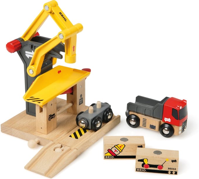 Brio World Goederenlaadkraan - Accessoire voor houten treinbaan - Ravensburger - Gemengd vanaf 3 jaar - 33280