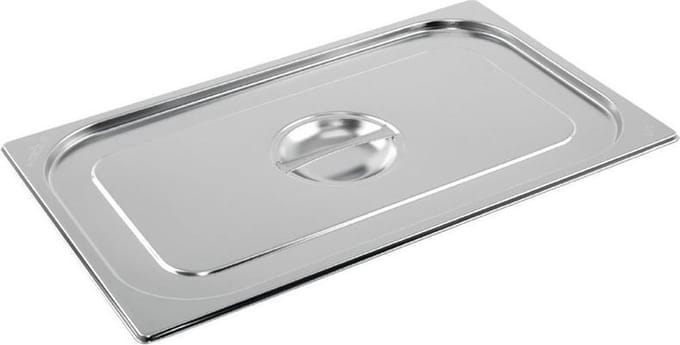 APS GN Deksel - Afdekdeksel - RVS - 53 x 32,5 cm - Vaatwasserbestendig - Breukvast - Stapelbaar