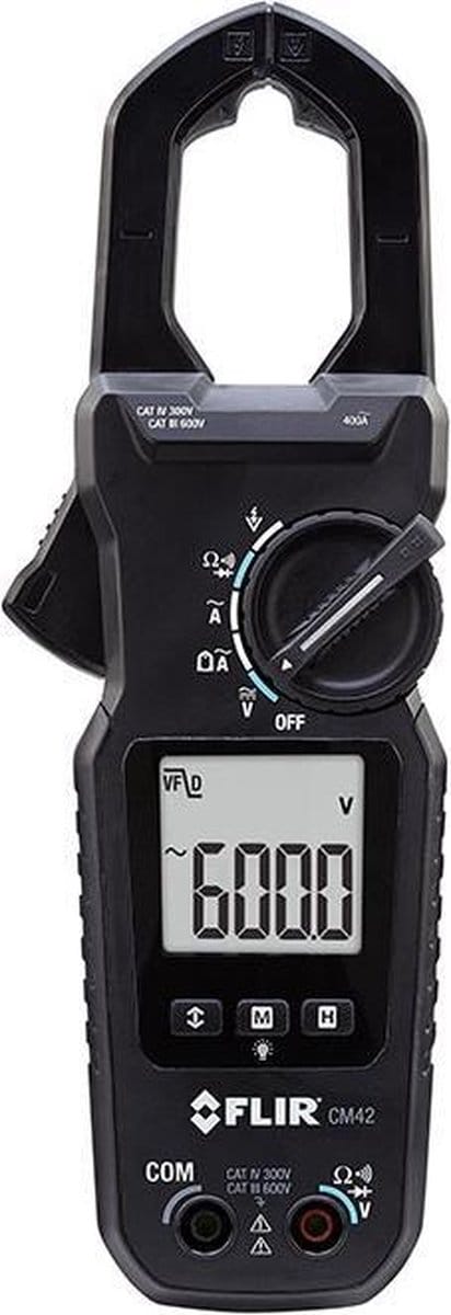 Flir CM44 TRMS AC stroomtang CAT III 600V - 400A AC - met type K thermokoppel