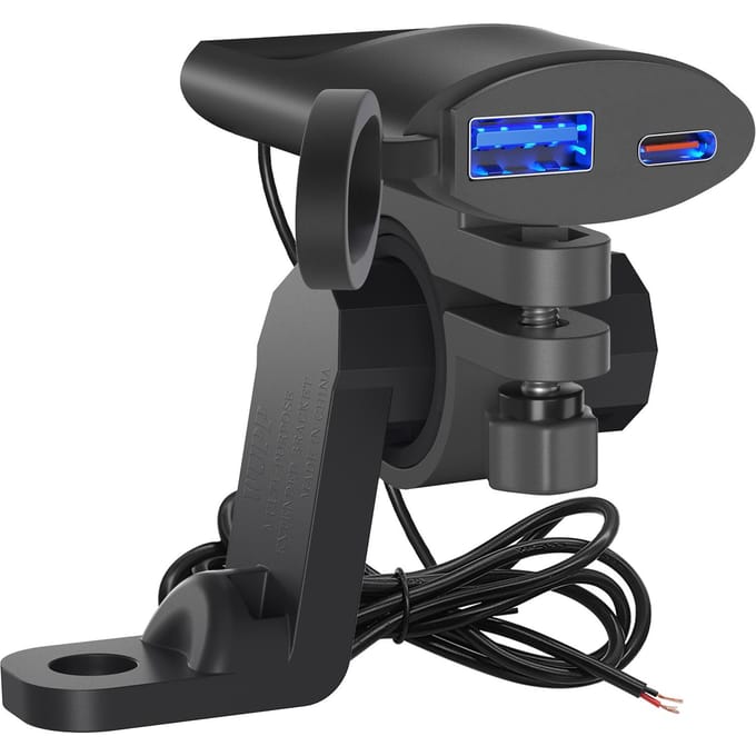 Motortelefoonoplader Dual USB AC Quick Charge 3.0 Motor USB-oplader Intelligent Power