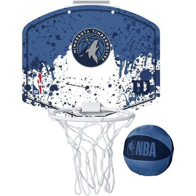 Wilson NBA Team Mini Hoop Minnesota Timberwolves Mini Basketbalring Veelkleurig