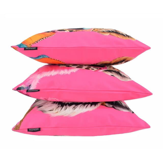 Gek op kussens! Sierkussen funky leopard | 45 x 45 cm | katoen/polyester