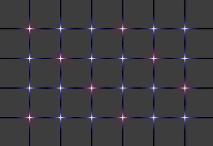 Fotobehang Pattern Squares Light Flash | PANORAMIC - 250cm x 104cm | 130g/m2 Vlies