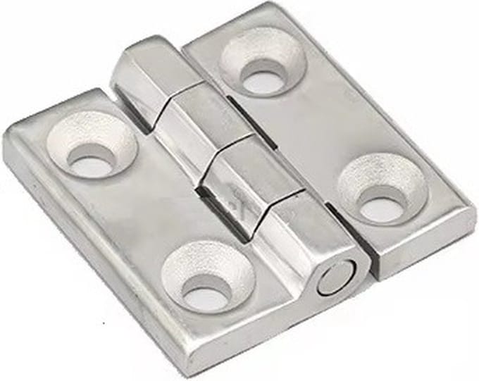 Scharnier - 60x60mm - RVS - Extra sterk