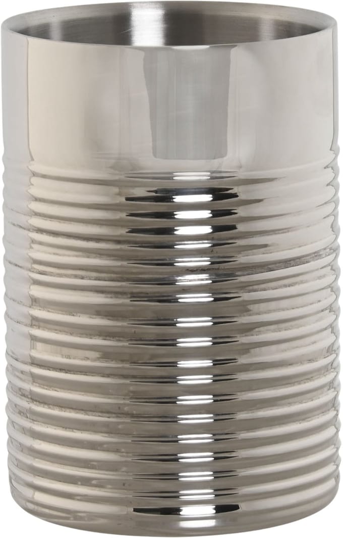 ITEM Wijnkoeler - zilverkleurig - champagnekoeler - 12 cm - glanzend