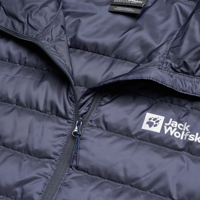Jack Wolfskin - Heren Jas zomer Pack&Go Down Jacket - Blauw - Maat M