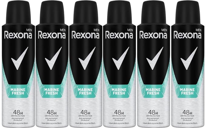 Rexona Men Marine Fresh 6x 150 ml – Voordeelverpakking