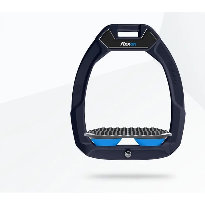 Veiligheidsstijgbeugels Endurance Aluminium/Grijs/Blauw Flex-On Safe-On