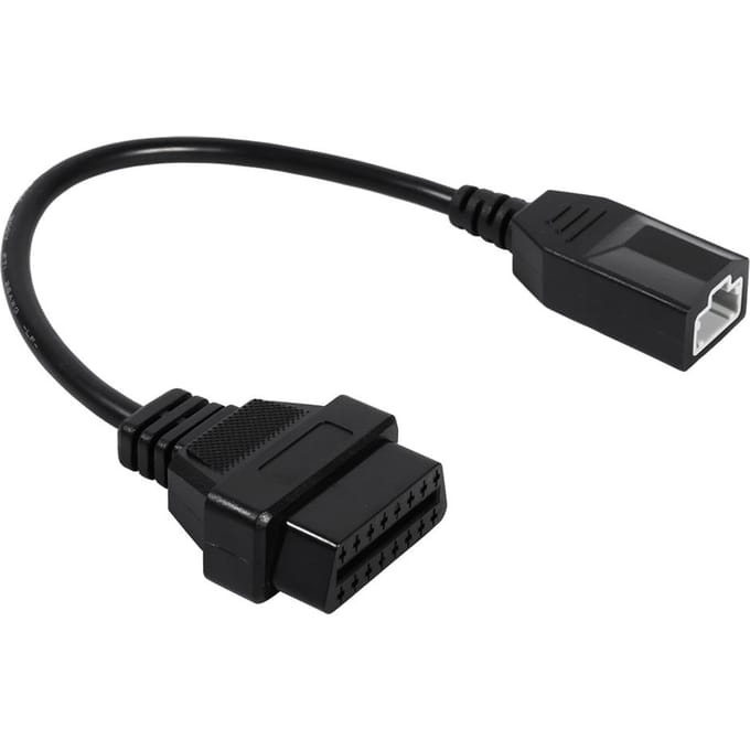 3-pins naar 16-pins OBD 2 Auto Autodiagnose Adapter Connector Kabel Voor Honda black