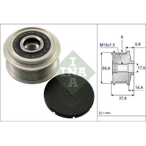 Schaeffler Ina Generator vrijloop INA 535 0135 10