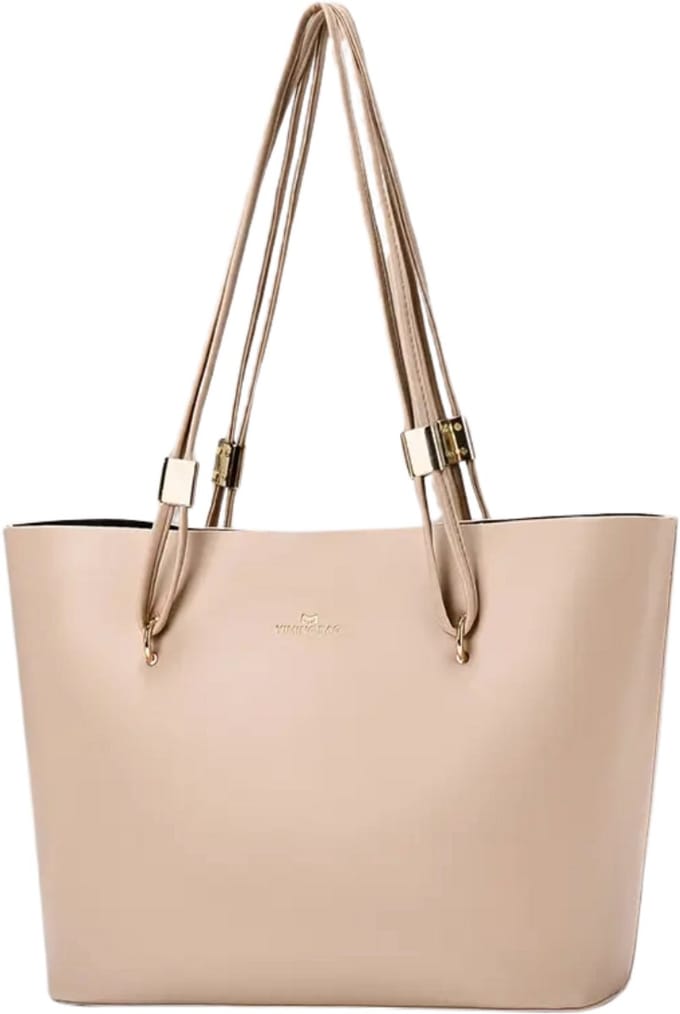 Nivard Handtas Dames - Schoudertas - School - Shopper - Schooltas - Werktas - Khaki