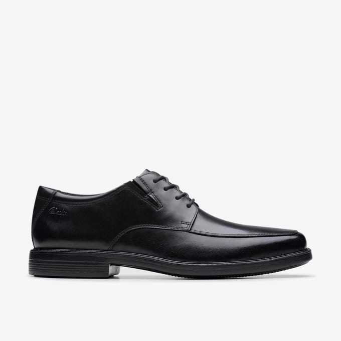 Cosgrove Schort Zwarte Leren Schoenen