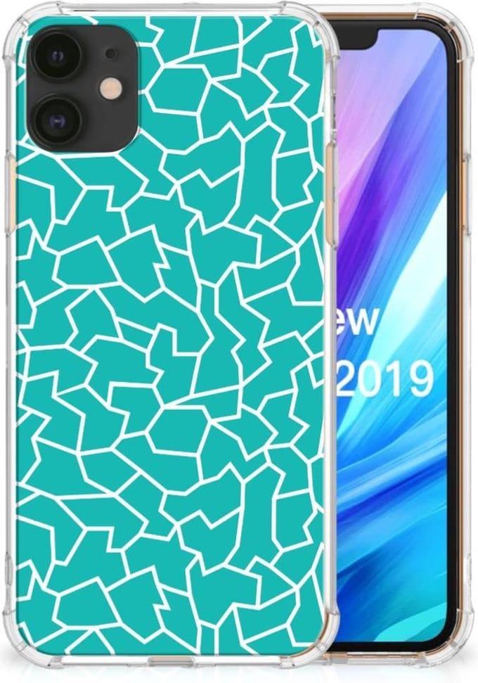 Apple iPhone 11 Back Cover Cracks Blue