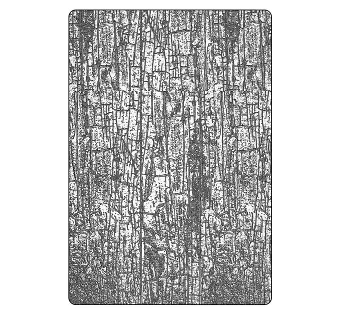 Sizzix A5 3D Embossing sjabloon by Tim Holtz - Cracked