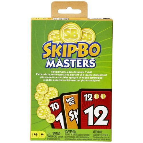 Mattel Skip-Bo Masters kaartspel - HJR21, kunststof