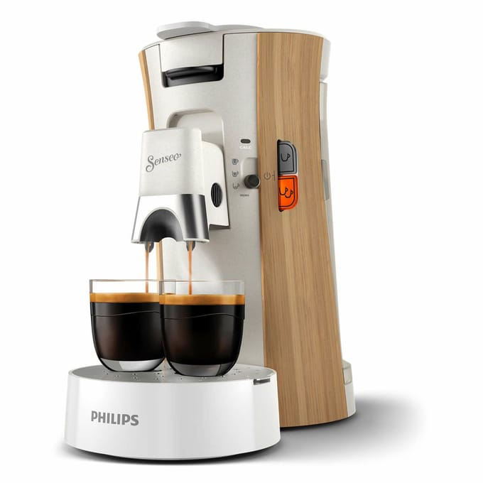 Philips - SENSEO® Select Conscious - Koffiepadmachine - Duurzaam ontwerp - Geheugenfunctie