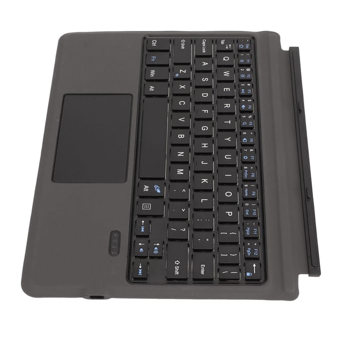 Clavier sans fil Bluetooth pour Surface Go 3 pour ordinateur portable rechargeable léger et fin black