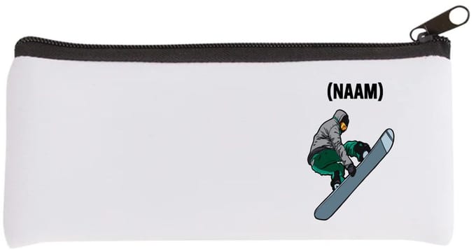 Akyol - snowboard met eigen naam Etui - Snowboarden - snowboarders - wintersport - 20 bij 9 cm