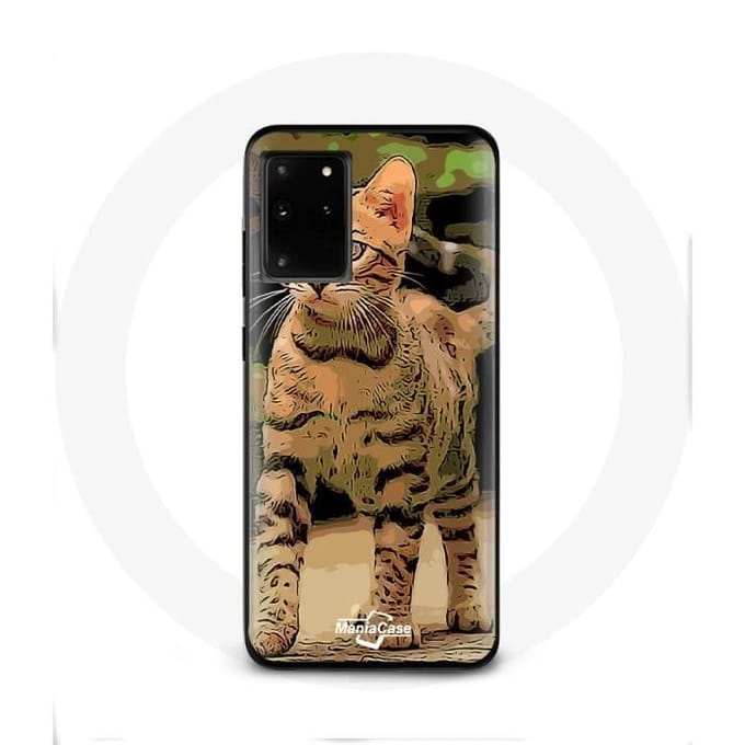 Case voor Samsung Galaxy S11 Plus Bengaalse kattenras cartoon