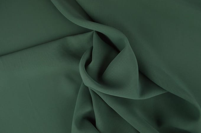 Chiffon stof - Oud groen - 15 meter