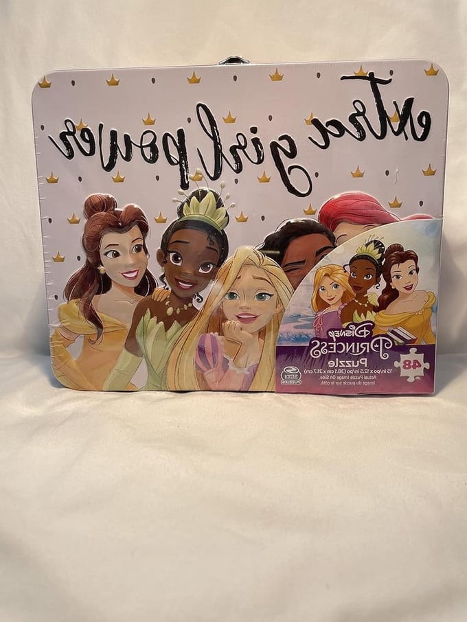 Legpuzzel - Kinderpuzzel Puzzelspel - Kindermiddag Vullen - Prinses Thema - 48 Stukjes - Multicolor