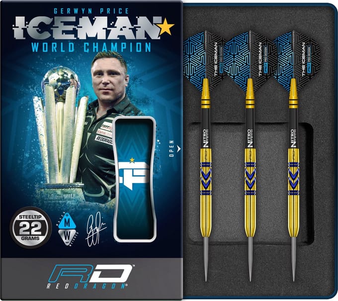 Red Dragon Gerwyn Price Avalanche-Pro Gold 90% - Dartpijlen