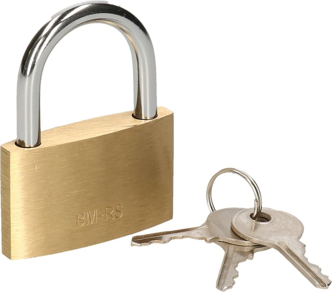Brüder Mannesmann M 413-25 Hangslot 25 mm Verschillend sluitend Goud-geel Sleutelslot