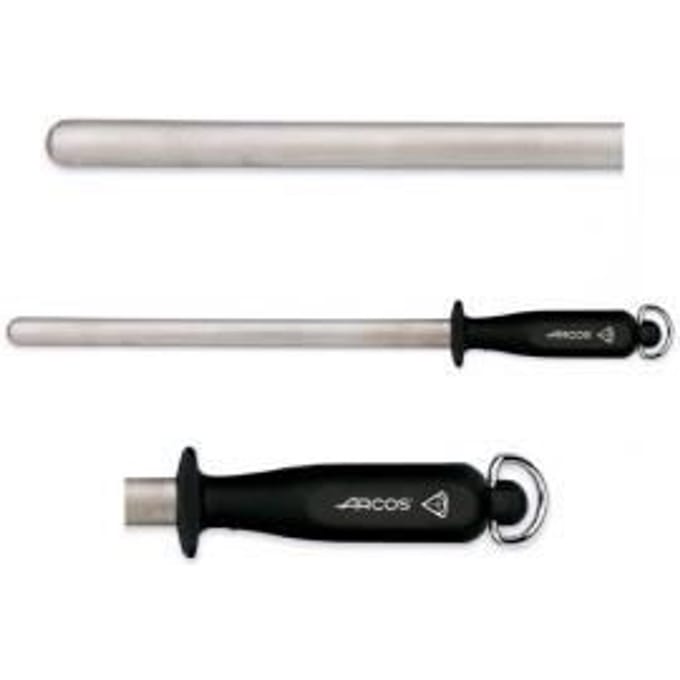 Fusil à affûter - ARCOS - 25cm - Acier forgé - Qualité professionnelle - Fabrication espagnole