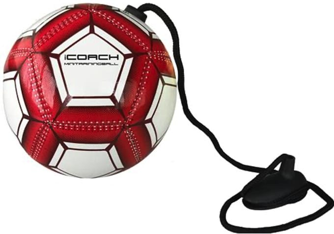 iCoach Mini Training Ball 3.0 - rood - trainingsbal - voetbal - maat 2