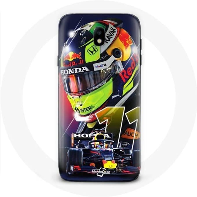 Samsung Galaxy J3 2017 Case Formule 1 Sergio Pérez F1-coureur