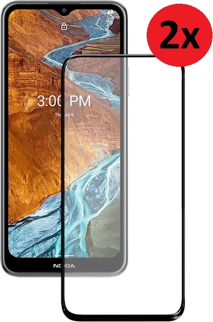 Full Screenprotector Geschikt voor Nokia G300 - Nokia G300 Full Tempered Glass 2x