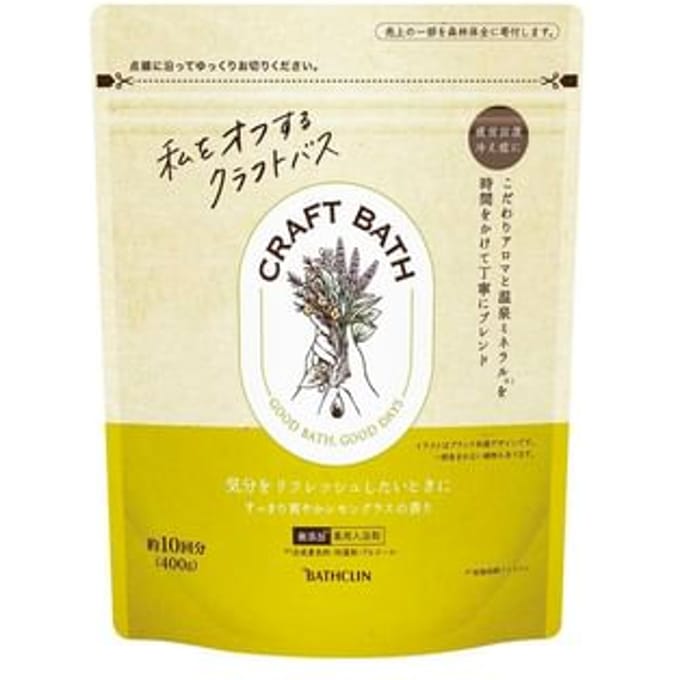 BATHCLIN - Craft Bath Salt Lemongrass - 400g