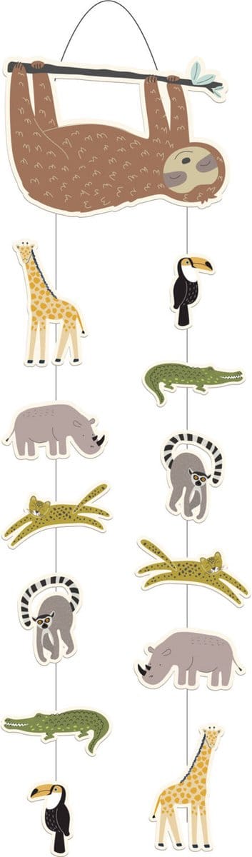 Folat - Hangdecoratie Zoo Party - 30 x 85 cm