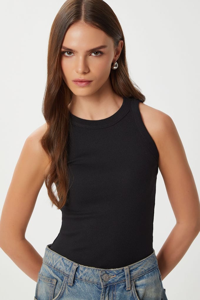 Fitted Katoenen 3-Pack Tanktop