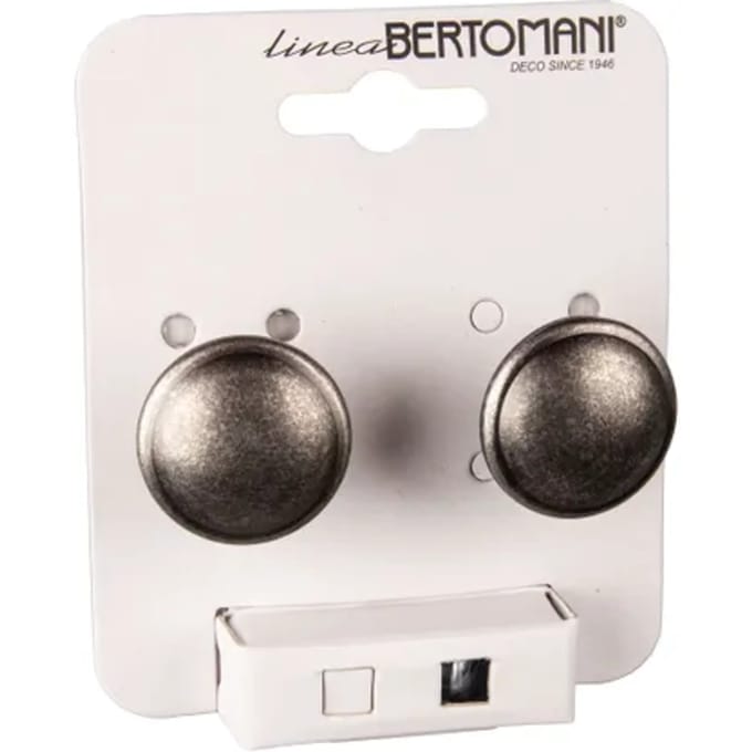 Bertomani Meubelknop - Zamak - Oud Ijzer Afwerking - Rond - 30mm - Set Van 2