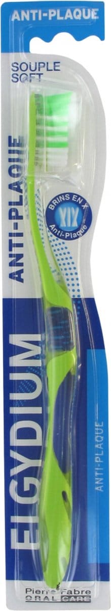 Elgydium Anti-Plaque Zachte Tandenborstel (Kleur : Groen)